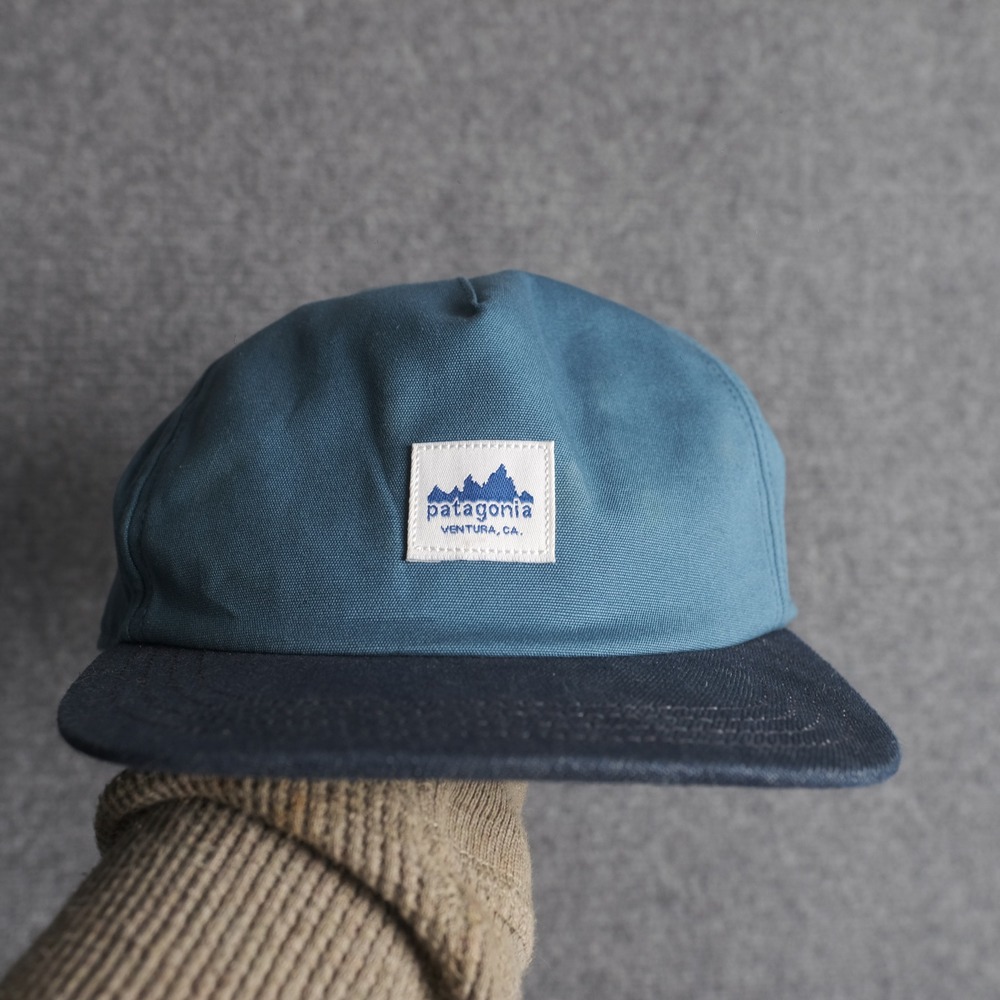 Patagonia Snapback Hat Mens OS Blue Ventura CA Netplus Trucker Cap